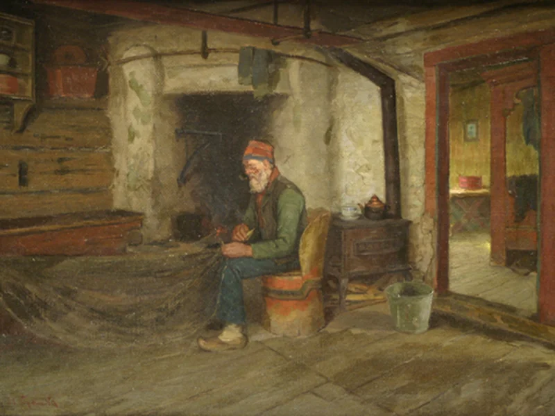 1854-Herbjørn Nilson Gaustå - Riparare la rete